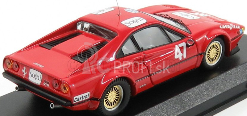 Najlepší model Ferrari 308 Gtb N 47 Winner Vallelunga 1978 C.facetti 1:43 Red