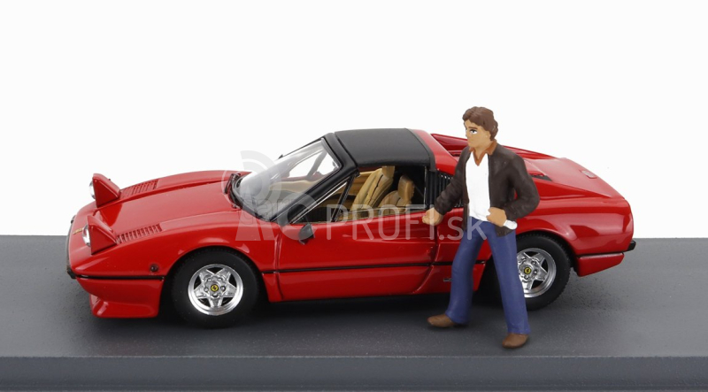 Najlepší model Ferrari 308 Gts 1977 - Osobné auto Gillesa Villeneuva s obrázkom 1:43 Red