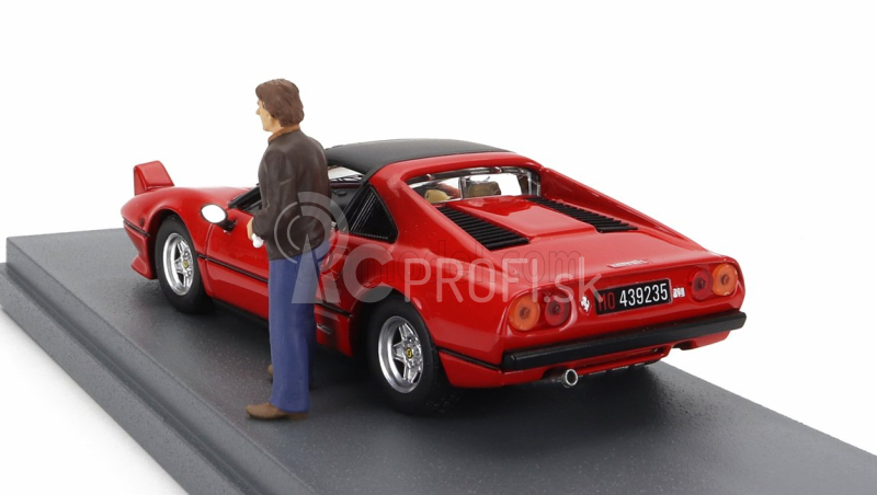 Najlepší model Ferrari 308 Gts 1977 - Osobné auto Gillesa Villeneuva s obrázkom 1:43 Red