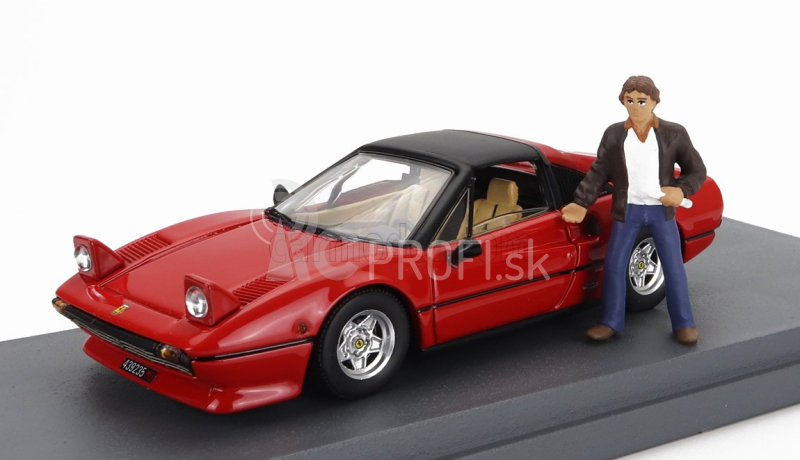 Najlepší model Ferrari 308 Gts 1977 - Osobné auto Gillesa Villeneuva s obrázkom 1:43 Red