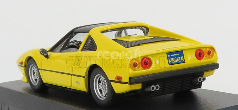 Najlepší model Ferrari 308 Gts Spider Closed 1978 - Osobné auto Kenny Roberts 1:43 Yellow Black