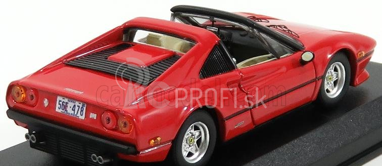 Najlepší model Ferrari 308 Gts Spider - Osobné auto Tom Sellek Magnum P.i. - Prima Serie 1979 1:43 Červená