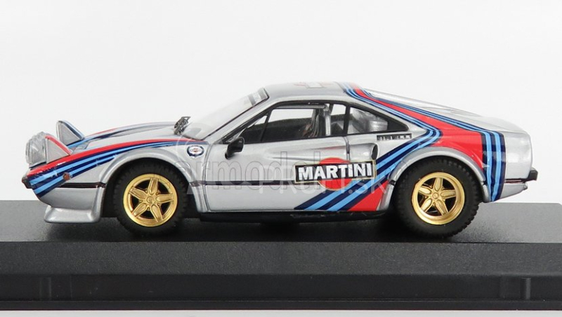 Najlepší model Ferrari 308gtb Gr.4 Rally Martini Racing Automobile Council Show 2018 Chiba - Japonsko 1:43 Silver