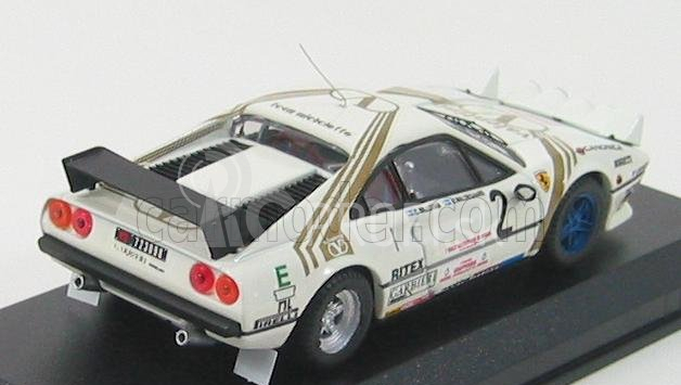 Najlepší model Ferrari 308gtb Valentino N 2 Monza 1984 Waldegaard 1:43 White