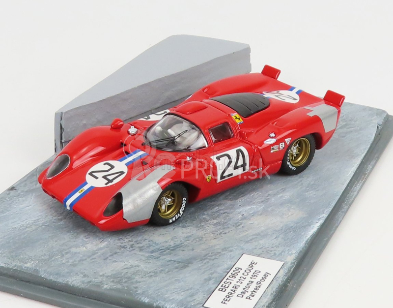 Najlepší model Ferrari 312 Coupe N 24 Daytona 1970 M.parkes - S.posey 1:43 Red