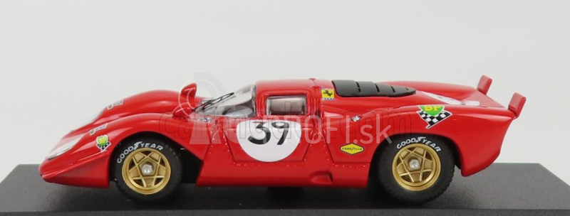 Najlepší model Ferrari 312p 3.0l V12 Coupe Team N.a.r.t N 39 24h Le Mans 1970 S.posey - T.adamowicz 1:43 Red