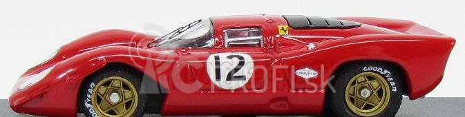 Najlepší model Ferrari 312p Coupe N 12 Bridgehampton 1969 P.rodriguez 1:43 Red