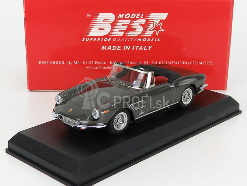 Najlepší model Ferrari 330 Gts Spider 1968 1:43 Grey Gunmetal