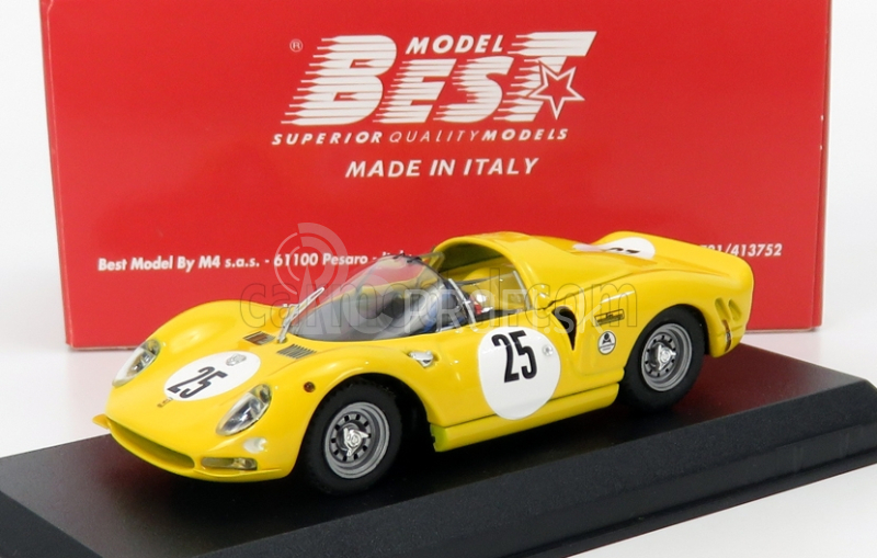 Najlepší model Ferrari 365 P2 N 25 24h Daytona 1966 Bianchi - Van Ophem - Jean Beurlys 1:43 Yellow