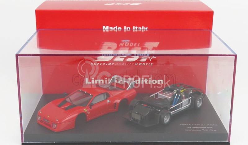 Najlepší model Ferrari 512 Bb Lm I Serie Kit Presentazione 1979 1:43 Red Black