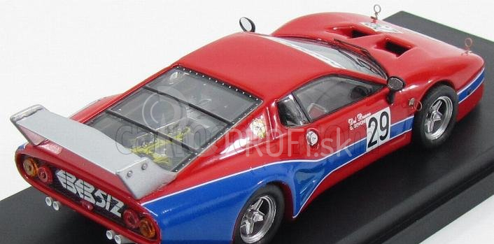 Najlepší model Ferrari 512 Bb Lm N 29 Mugello 1981 Del Buono - Govoni 1:43 Red Blue