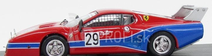 Najlepší model Ferrari 512 Bb Lm N 29 Mugello 1981 Del Buono - Govoni 1:43 Red Blue