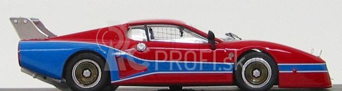 Najlepší model Ferrari 512 Bb Shilhouette Prova 1978 1:43 Red Blue