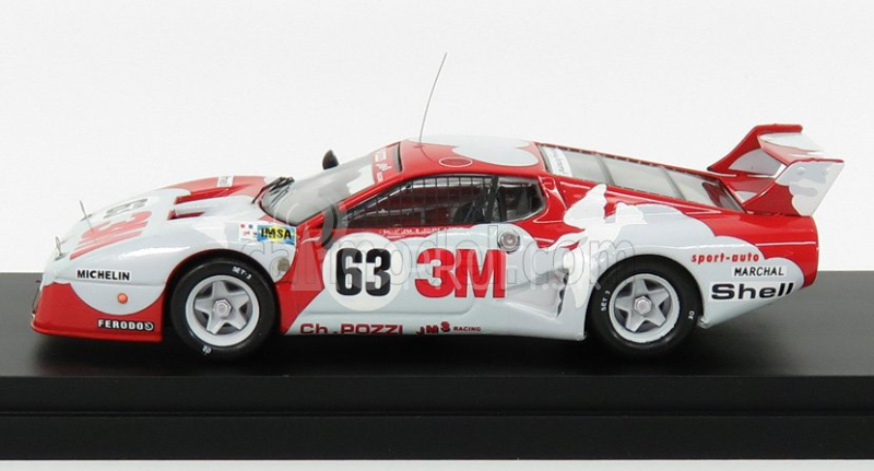 Najlepší model Ferrari 512bb Lm 4.9l Team Jms Charles Pozzi 3m N 63 24h Le Mans 1979 M.leclere - C.ballot Lena - P.gregg 1:43 Červená svetlosivá