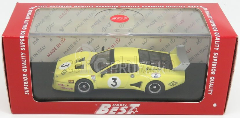 Najlepší model Ferrari 512bb Lm N 3 1000km Fuji 1981 Griswold - Bond 1:43 Yellow