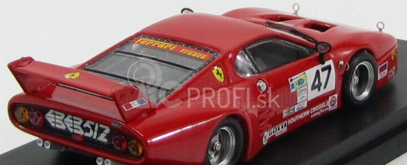 Najlepší model Ferrari 512bb Lm N 47 Daytona 1982 Davis - De Dryver 1:43 Red