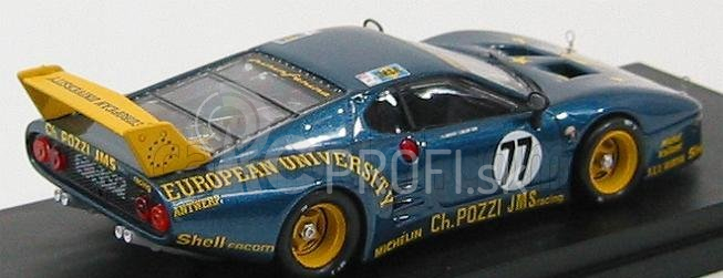 Najlepší model Ferrari 512bb Lm Team Charles Pozzi Jms Racing N 77 24h Le Mans 1980 J.c.andruet - C.ballot Lena 1:43 Blue met Yellow