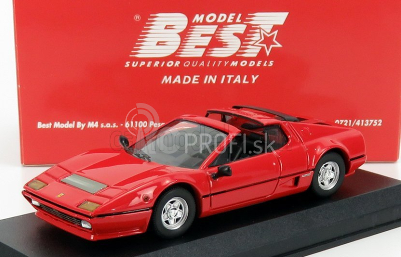 Najlepší model Ferrari 512bb Targa 1981 - Prepracované firmou Autokraft 1:43 Červená