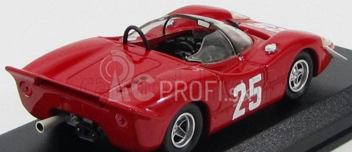 Najlepší model Fiat Abarth 2000 N 25 Winner Nurburgring 1969 T.hezemans 1:43 Red