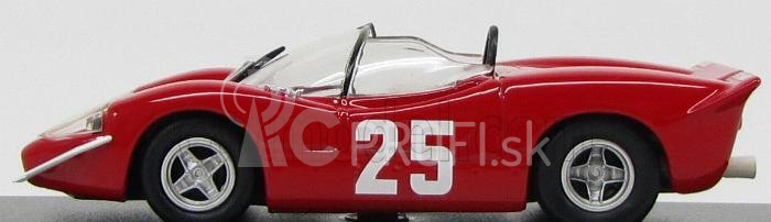 Najlepší model Fiat Abarth 2000 N 25 Winner Nurburgring 1969 T.hezemans 1:43 Red