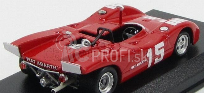 Najlepší model Fiat Abarth 2000sp Spider N 15 Nurburgring 1970 K.ahrens Jr. 1:43 Red White