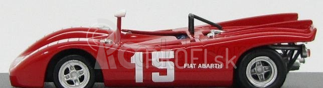 Najlepší model Fiat Abarth 2000sp Spider N 15 Nurburgring 1970 K.ahrens Jr. 1:43 Red White