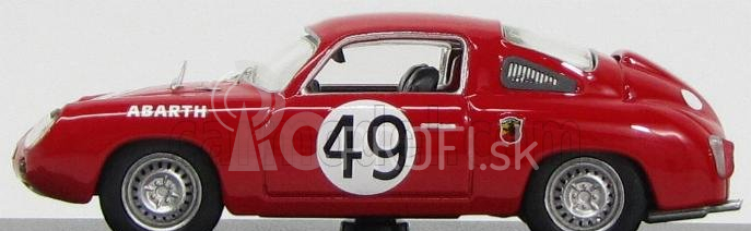 Najlepší model Fiat Abarth 850s Coupe Team Abarth Cie N 49 24h Le Mans 1960 Spychier - Feret 1:43 Red