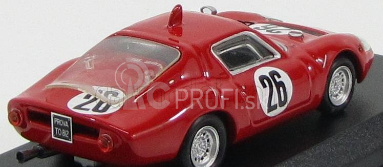 Najlepší model Fiat Abarth Ot 1300 N 26 Trento-bondone 1968 A.krohe 1:43 Red