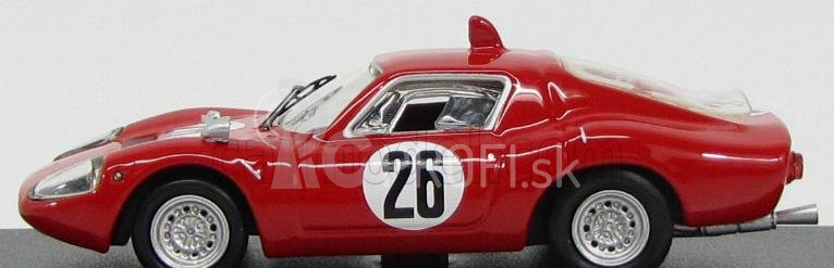 Najlepší model Fiat Abarth Ot 1300 N 26 Trento-bondone 1968 A.krohe 1:43 Red