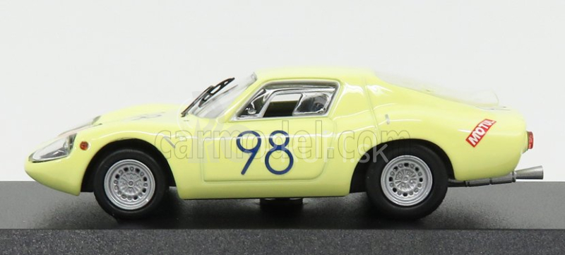 Najlepší model Fiat Abarth Ot1300 N 98 Winner S1.3 Class Targa Florio 1967 Garufi - Ferlito 1:43 Yellow