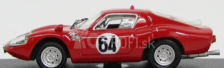 Najlepší model Fiat Abarth Ot1300 Team Ecurie Du Maine N 64 24h Le Mans 1967 Martin - Mesange 1:43 Red