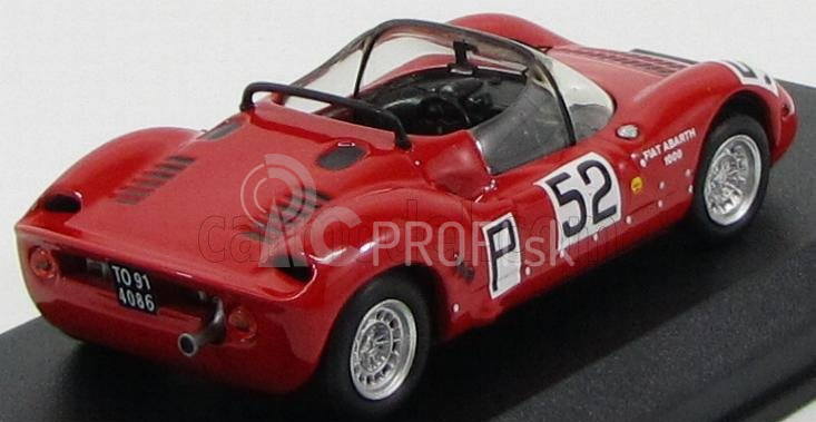 Najlepší model Fiat Abarth Sp 1000 N 52 1000km Nurburgring 1967 Walton - Delmar - Morgan 1:43 Red