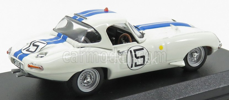 Najlepší model Jaguar E-type Lightweight 3.8l Team Briggs Cunningham N 15 24h Le Mans 1963 S.cunningham - B.grossmann 1:43 White Blue