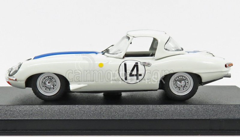 Najlepší model Jaguar E-type N 14 24h Le Mans 1963 Hansgen - Pabst 1:43 White Blue