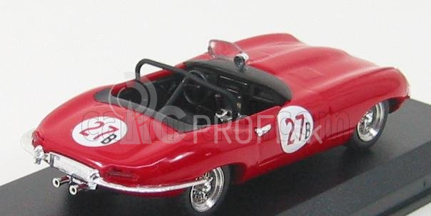 Najlepší model Jaguar E Type Spider N 27 Riverside 1961 Krause 1:43 Red