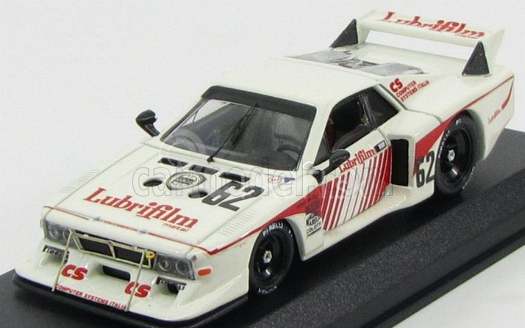 Najlepší model Lancia Beta Montecarlo Coupe N 62 Silverstone 1981 Gabbiani - Schon - Pianta 1:43 Biela červená