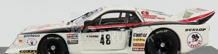 Najlepší model Lancia Beta Montecarlo N 48 6h Silverstone 1982 Castellano - Crawford 1:43 Biela červená