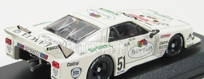 Najlepší model Lancia Beta Montecarlo N 51 Zolder 1980 H.heyer 1:43 White