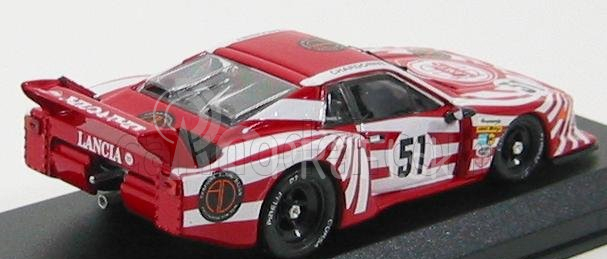 Najlepší model Lancia Beta Montecarlo Turbo Team Lancia Corse N 51 24h Le Mans 1980 B.darniche - H.heyer - T.fabi 1:43 červená biela