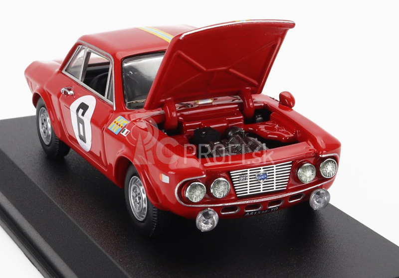 Najlepší model Lancia Fulvia 1.3 Coupe Hf N 6 Winner Rally Sanremo 1969 H.kallstrom - G.haggbon 1:43 Red