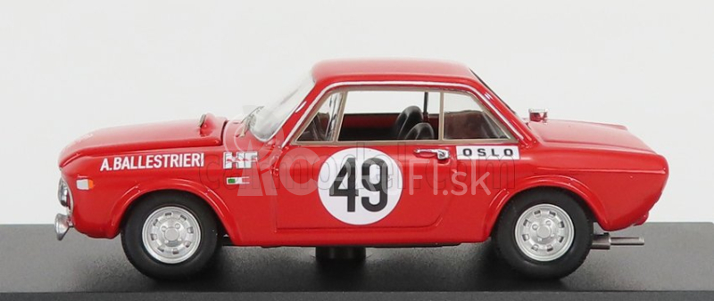 Najlepší model Lancia Fulvia 1.6 Hf Coupe N 49 6th Rally Montecarlo 1970 A.ballestrieri - D.audetto 1:43 Red