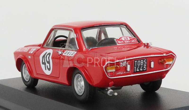 Najlepší model Lancia Fulvia 1.6 Hf Coupe N 49 6th Rally Montecarlo 1970 A.ballestrieri - D.audetto 1:43 Red