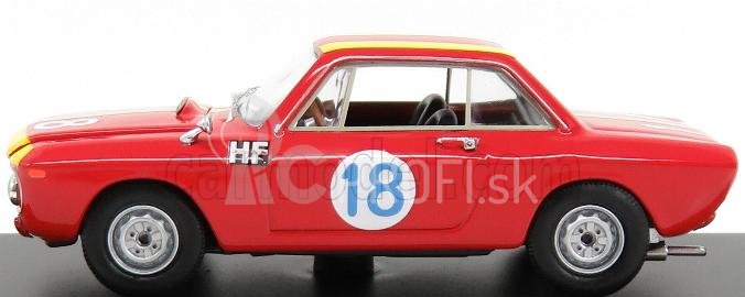 Najlepší model Lancia Fulvia Coupe 1.3 Hf N 18 Winner Class Gt 1.3 Targa Florio 1966 Cella - Marzi 1:43 Red