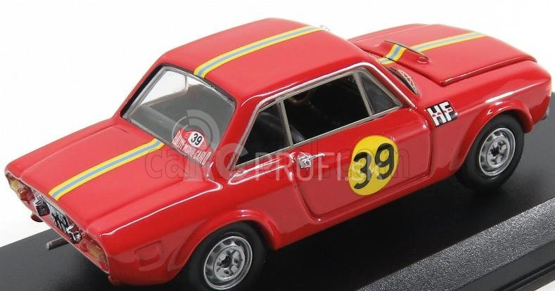 Najlepší model Lancia Fulvia Coupe 1.3hf N 39 2nd Rally Montecarlo 1967 Andersson - Davrnport 1:43 Red