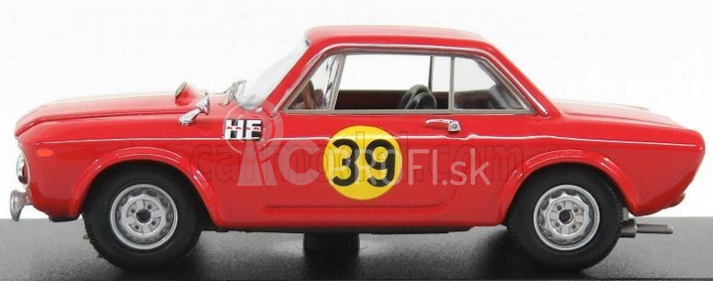 Najlepší model Lancia Fulvia Coupe 1.3hf N 39 2nd Rally Montecarlo 1967 Andersson - Davrnport 1:43 Red