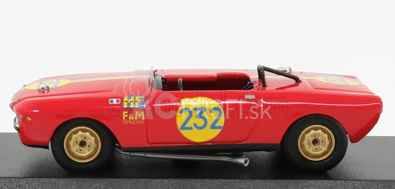 Najlepší model Lancia Fulvia F&m Special Hf Spider N 232 Targa Florio 1969 Maglioli - Pinto 1:43 Red