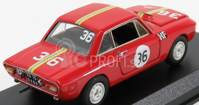 Najlepší model Lancia Fulvia Hf 1.3 Coupe N 36 Winner Rally Sanremo 1966 Cella - Lombardini 1:43 Red