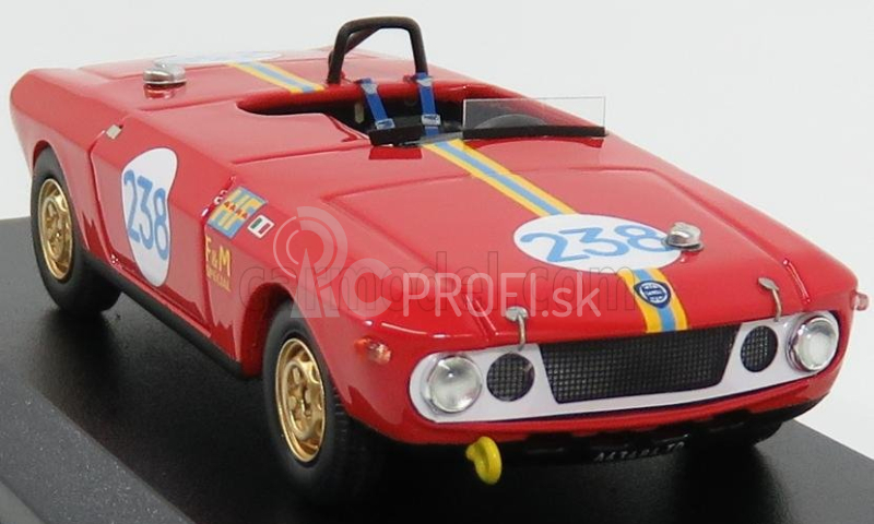 Najlepší model Lancia Fulvia Spider Special Hf N 238 Targa Florio 1969 Munari - Aaltonen 1:43 Red