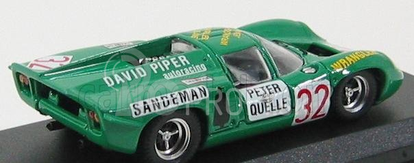 Najlepší model Lola T70 Coupe N 32 Zeltweg 1969 Piper - Quester 1:43 Zelená