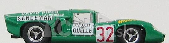 Najlepší model Lola T70 Coupe N 32 Zeltweg 1969 Piper - Quester 1:43 Zelená